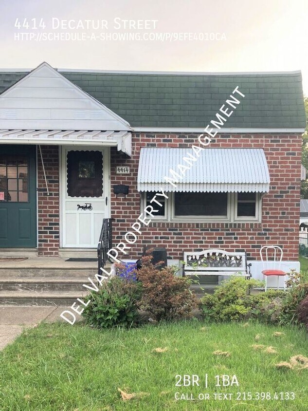 4414 Decatur St, Philadelphia, PA 19136 House Rental in Philadelphia