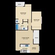 2 Bed 1 Bath B