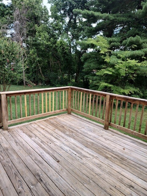 Large deck - 1024 Silver Ct