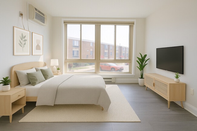Virtual Staged Bedroom - 501 Prospect Blvd