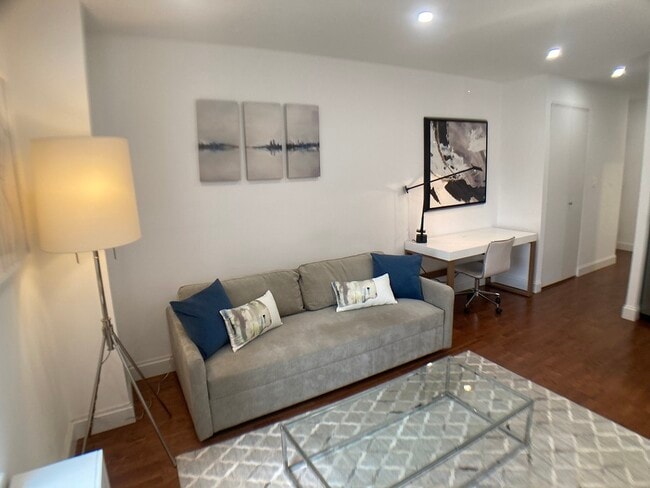 Living Room_Desk Area - 150 West 51st Street