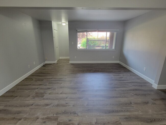 Living/Kitchen-brand new flooring and cabinets - 3663 S Sheridan Blvd