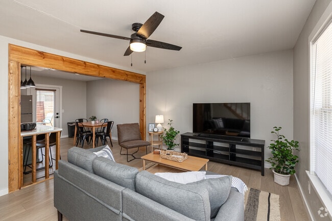 2BR, 2BA - 1,000SF - Furnished - Living Room - Jayel Luxury Townhomes