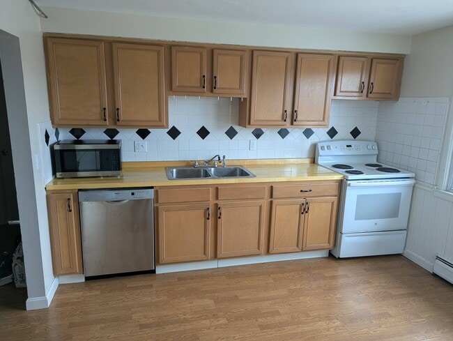 Kitchen with butcher block countertops - 29 Woodbine St