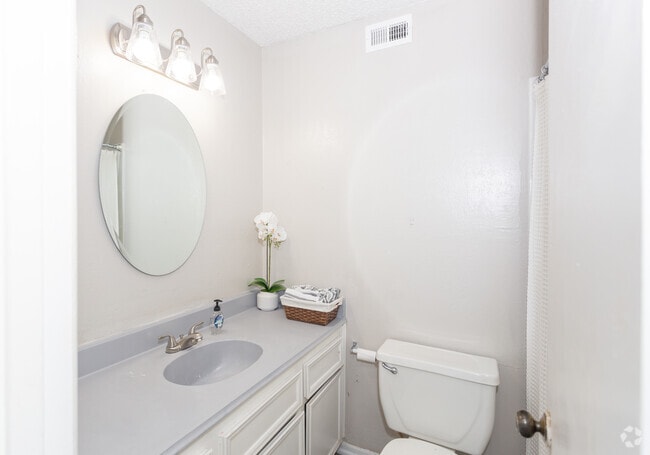 2BR 2BA- Master Bathroom - The Canyon Apartments