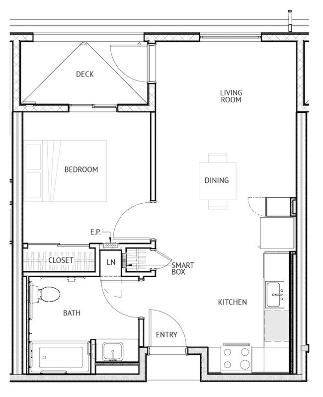 Plano de planta - Meridian
