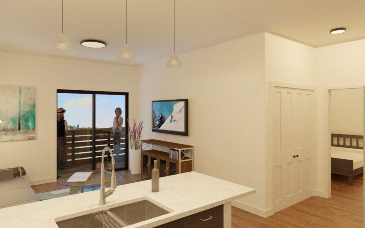 Foto del edificio - Modern 2-Bed, 2-Bath Apartment in the Hear...