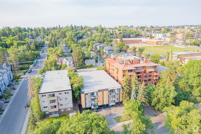 Aerial Photo - Garrison Apartments