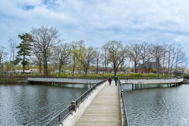 Mill Pond Park is a popular place for Brighton residents to take a stroll.