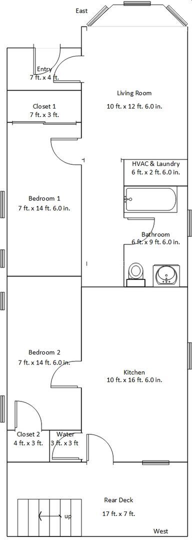 Building Photo - Large Updated 2 Bedroom/1 bath GARDEN in B...