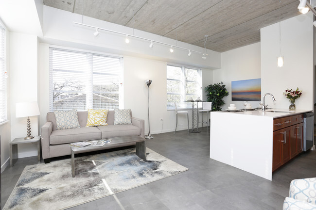 2 BR, 2 BA - living room - Trianon Lofts
