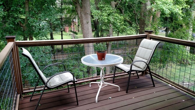 Each unit has a deck - 14711 N River Beach Dr