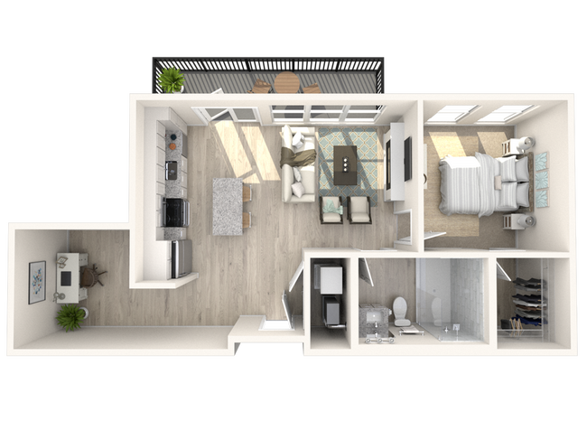 Unit Type 1 3 - Triton Cay - Daytona Apartments