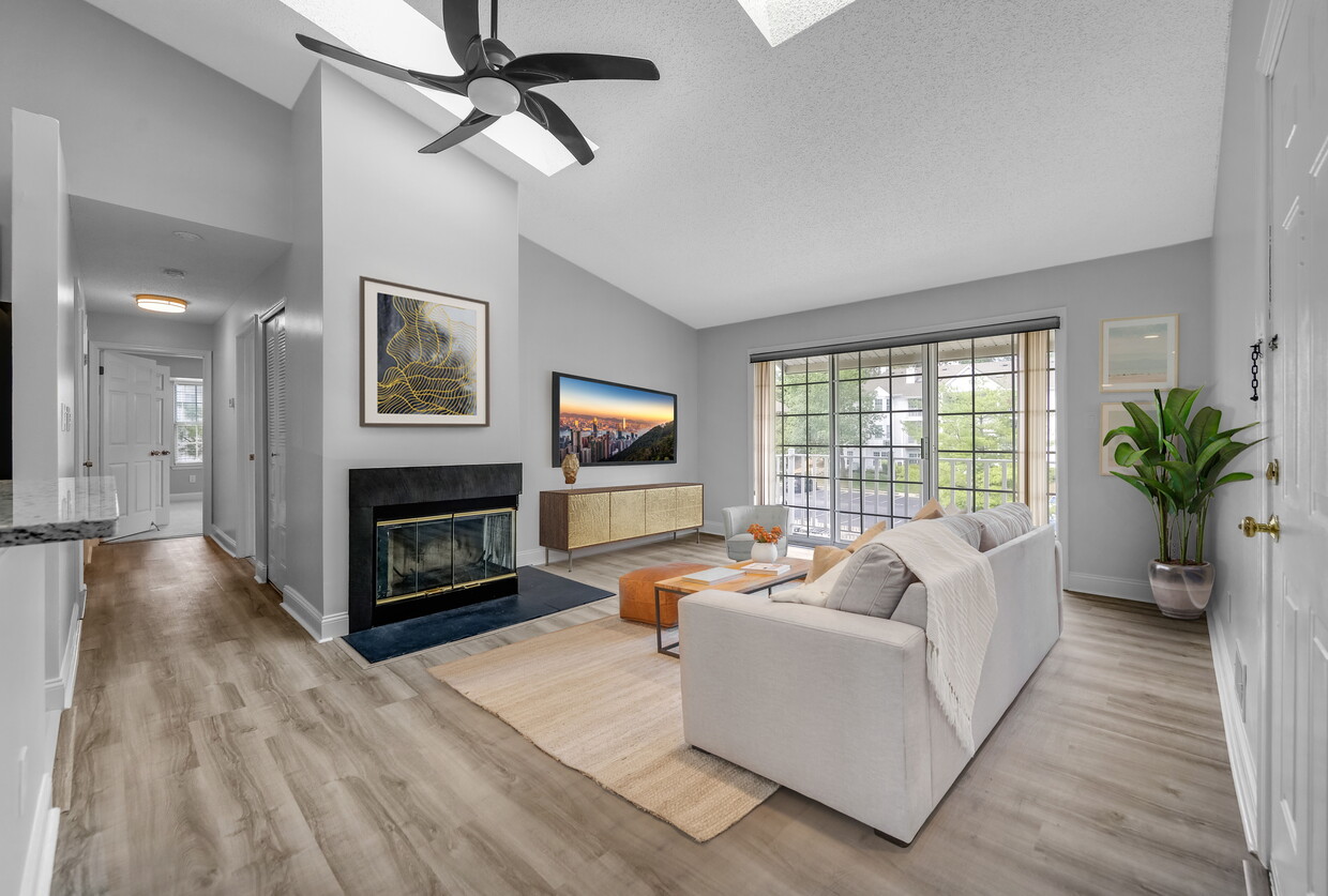 Living Room Virtually Staged - 943 Juniper Way