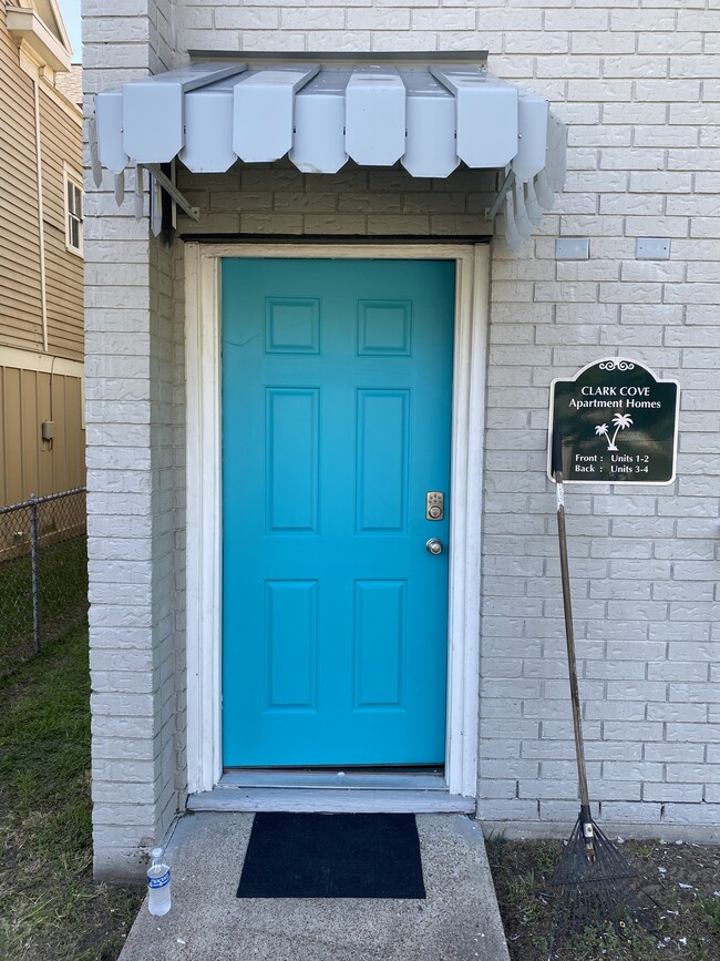 Recently painted front view door - 1822 Avenue M 1/2