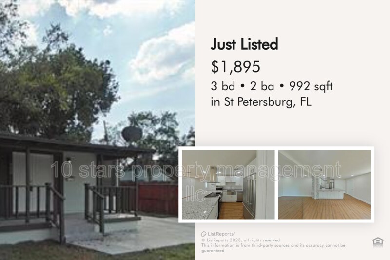930 9th Terrace S, Saint Petersburg, FL 33705 House Rental in Saint