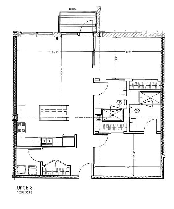 The East End Lofts – Two Bedroom Suite