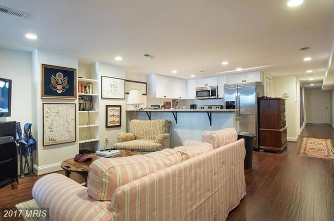 Living room and kitchen - 918 Westminster St NW