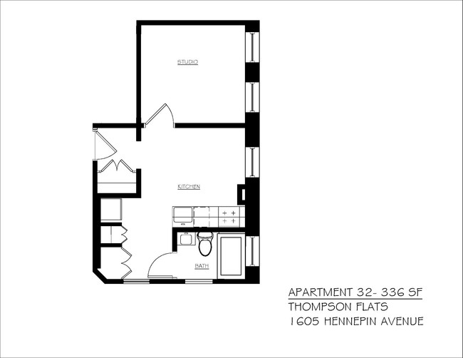 Apt 32 plan - 1605 Hennepin Ave