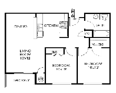 2HAB/1BA - Dahlia Square Senior Apartments - Phase 1