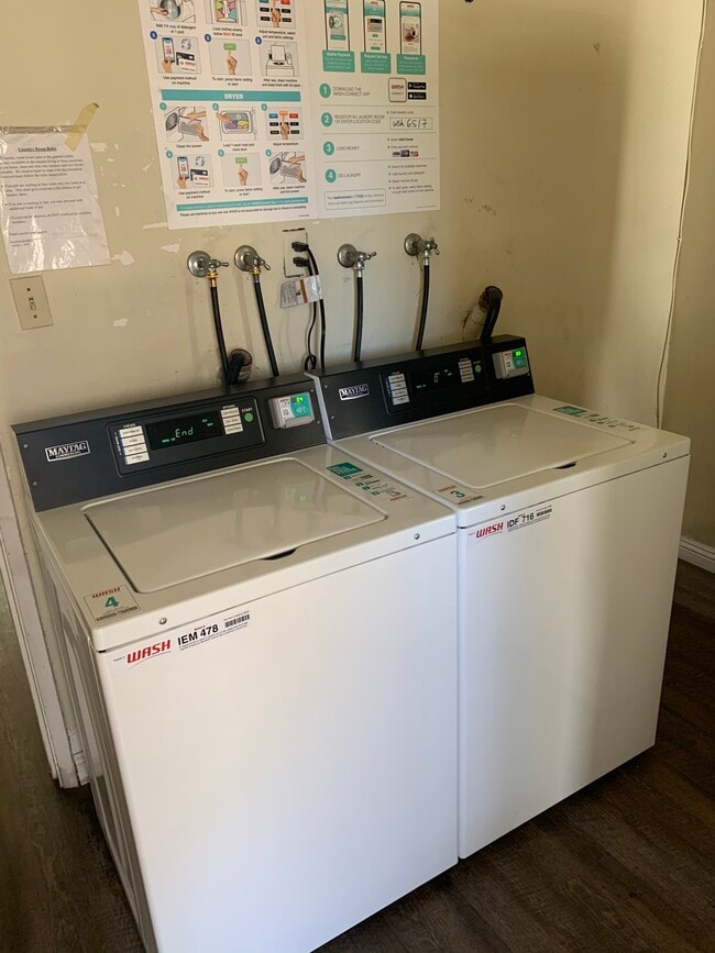 Card operated shared laundry - 500 E Providencia Ave