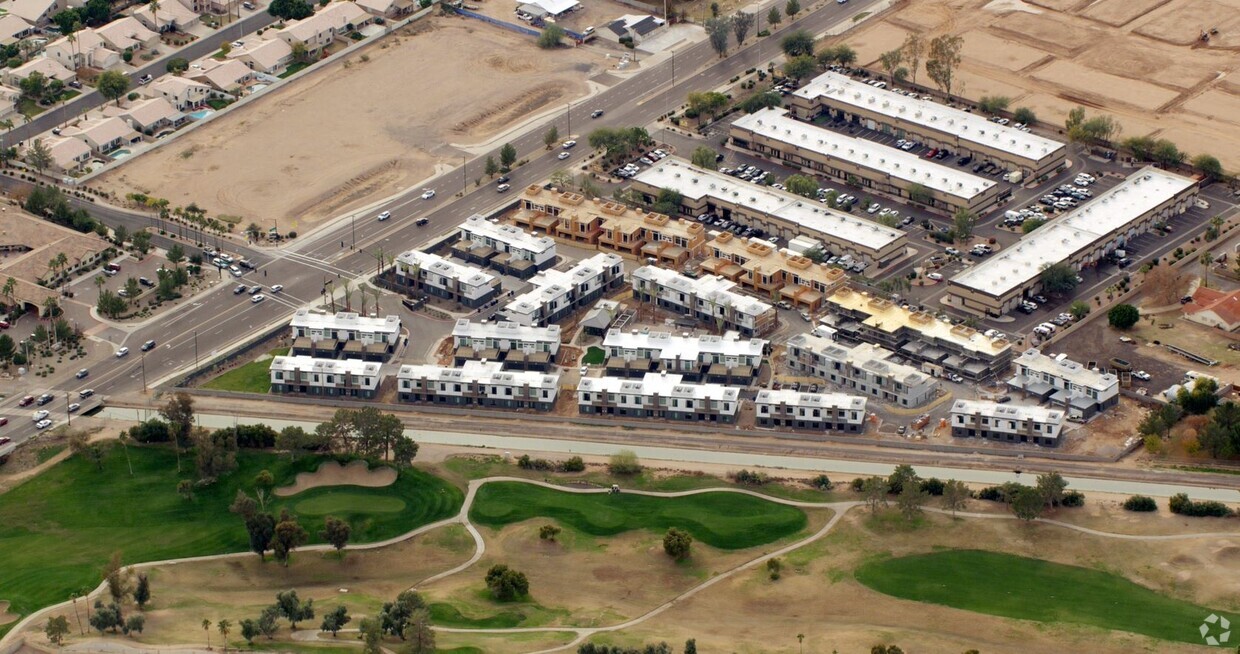 Aerial Photo - Canal on Baseline