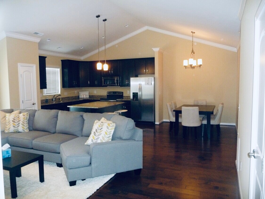 Living Area, Kitchen and Dining - 3390 Wasson Rd