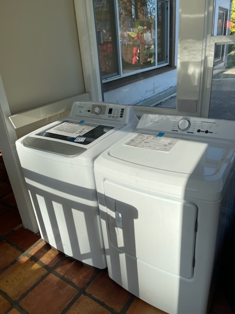 New Washer & Dryer - 119 Bolinas Rd