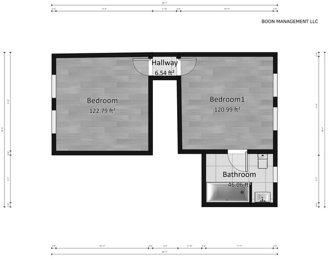 Floor plan- 2nd floor - 9 S Catherine St