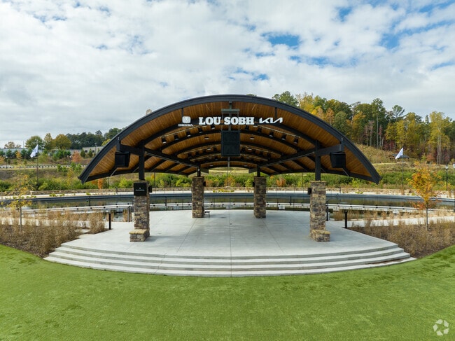 Catch a performance at Lou Sobh Automotive amphitheater at Cumming City Center.