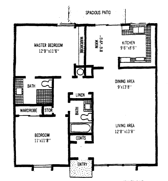 Plano de planta - Canyon Club Condos