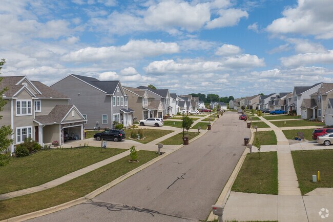 New traditional-style home communities are becoming more common in rural areas.