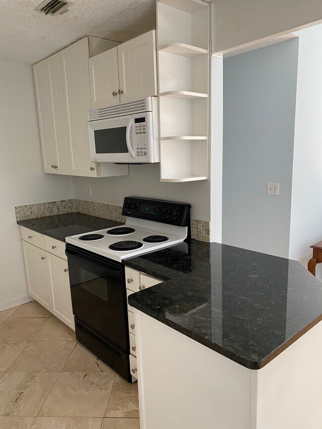 Fully equipped kitchen, with microwave above the range - 2696 Forest Ridge Dr