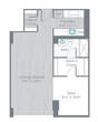 1 Bed 1 Bath_710