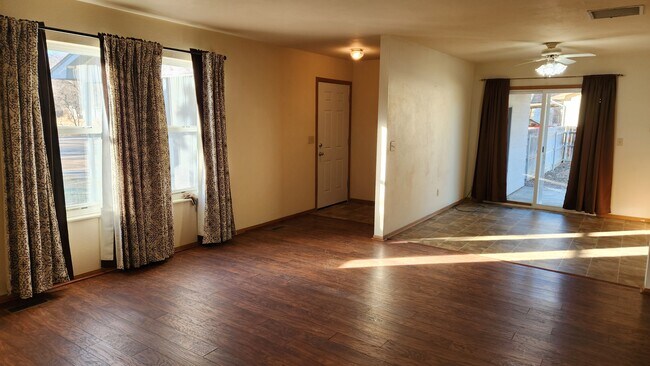 View from living room toward front door and dining areas - 530 N Orchard Ave