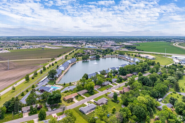 Aerial - Cape Cod Village Apartments