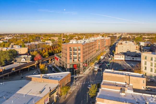 Aerial Photo - Logan Apartments
