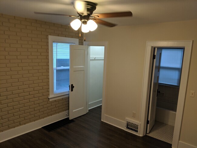 Main Floor Bedroom with full bathroom - 734 Vernon Ave