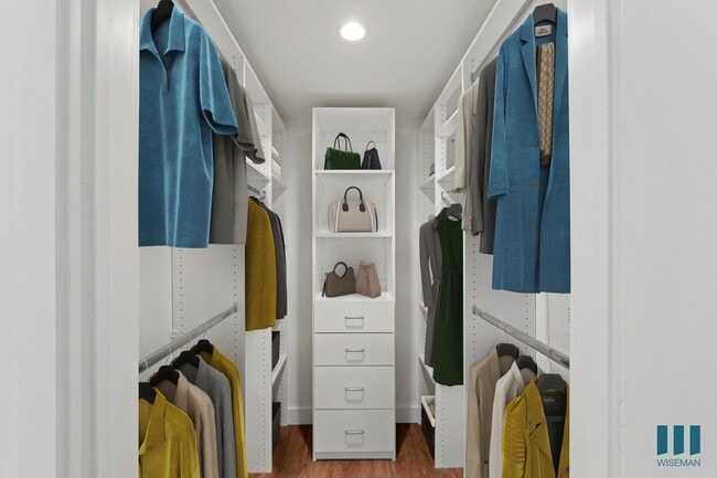 Walk-In Closet with Built-In Organizers - Gramercy Park by Wiseman
