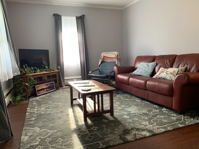 Spacious living room with plenty of natural sunlight! - 621 Maple Ave