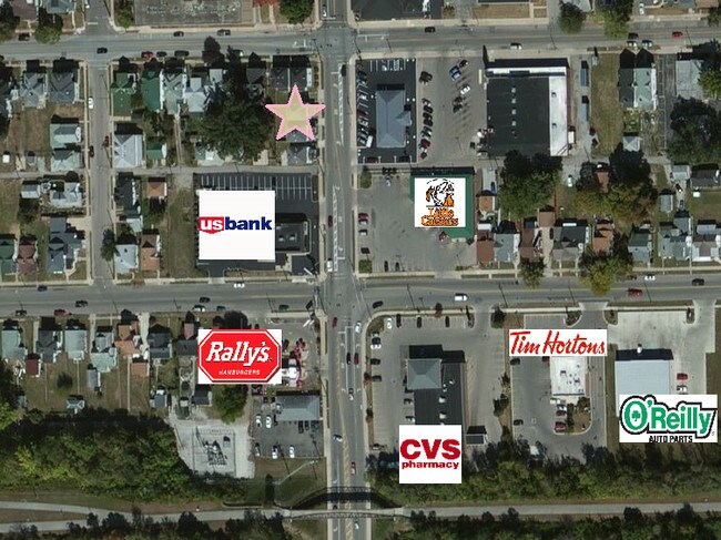 Aerial Map - 218-222 N College St