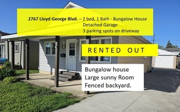 Rented out - 2767 Lloyd George Blvd