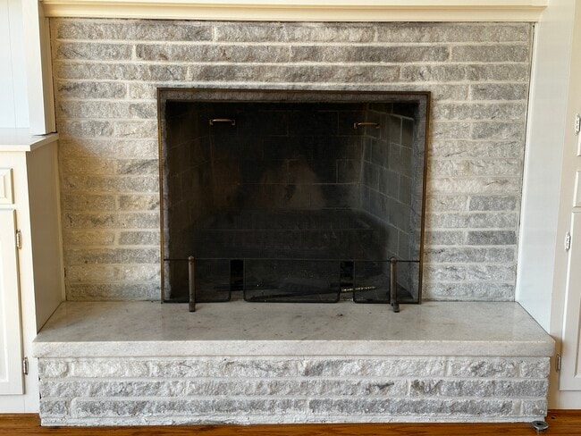 Marble fireplace - 3030 Hardale Blvd