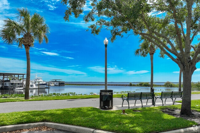 The Sanford River Walk runs for 5 miles through downtown Sanford and Lake Monroe.