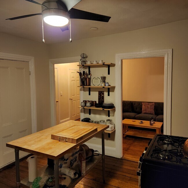 Kitchen Facing Bath and Living Room - 78 Grand View St