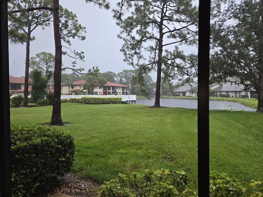 Back Porch View - 5196 Lake Village Dr