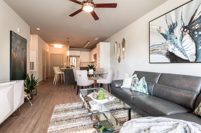 1BR, 1BA - 800sf- Living/Dining Area - District Station