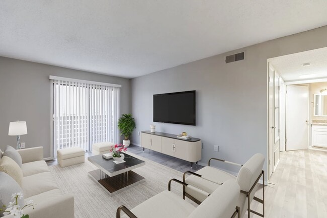 Living Room - Cove at Fairforest Apartments