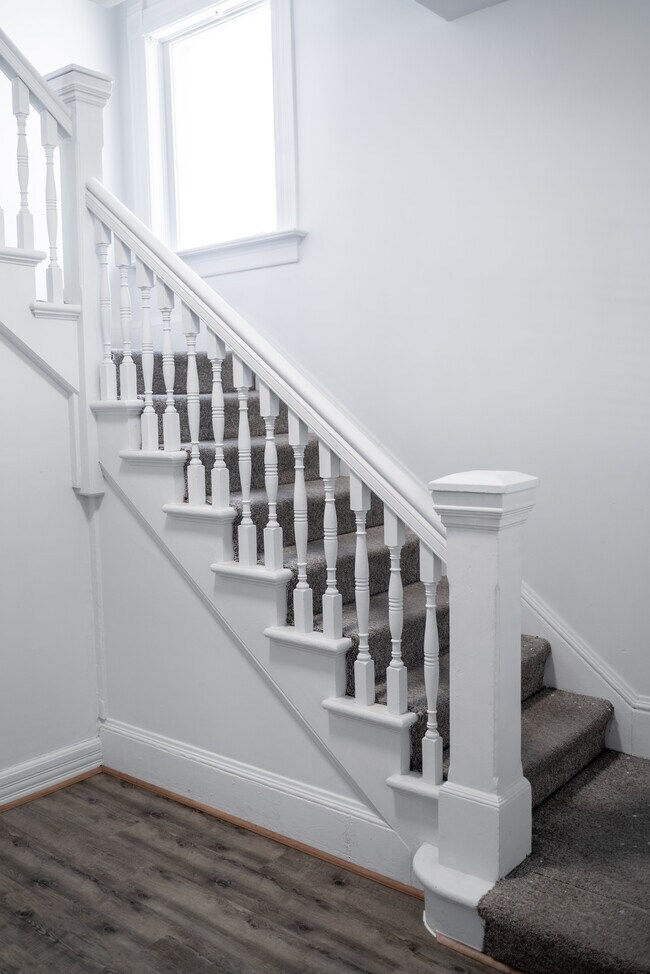 Stairs to the living area - 120 S 1000 E