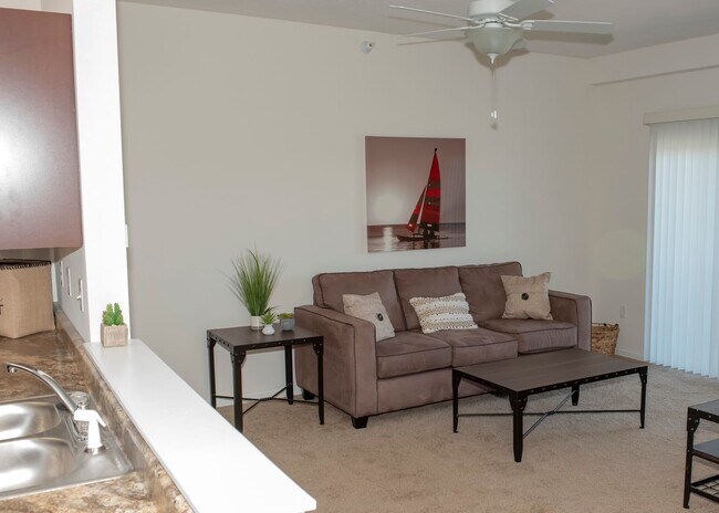 Sala de estar con muebles incluidos - Hi Vine by Weida Apartments